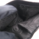 Prada Soft Leather Triangle Logo Cardholder Black