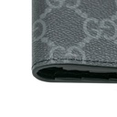 Gucci GG Emblem Bi-Fold Wallet In Black Fabric 821206