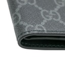 Gucci GG Emblem Bi-Fold Wallet In Black Fabric 821206