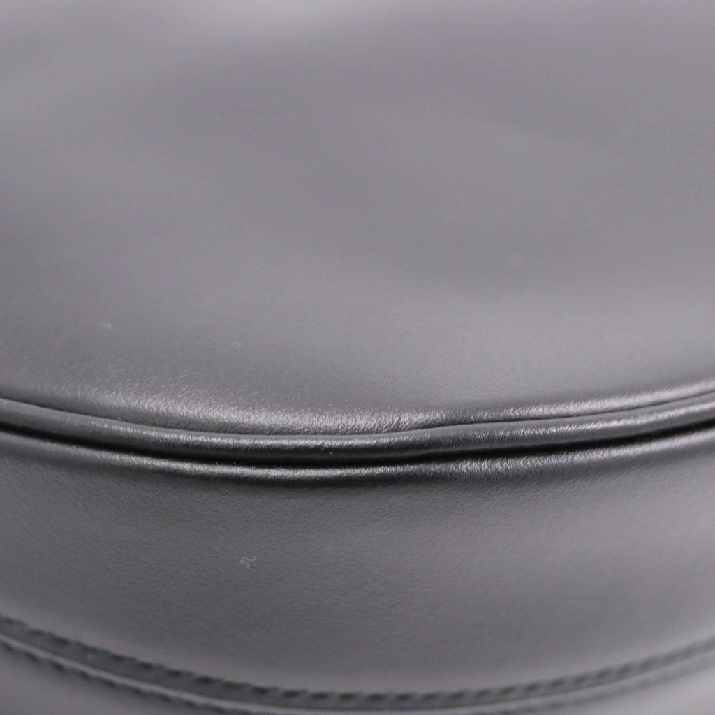 Prada Smooth Leather Mini Shoulder Bag in Black