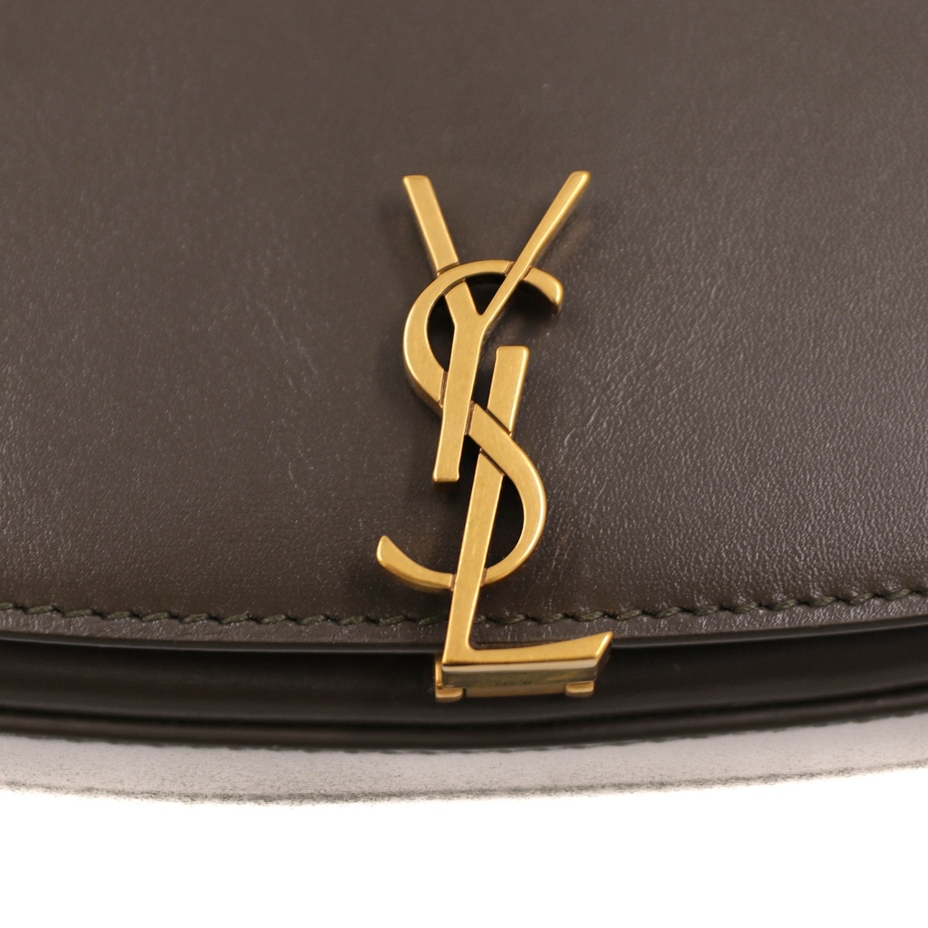 Yves Saint Laurent Mini Voltaire Khaki Bag