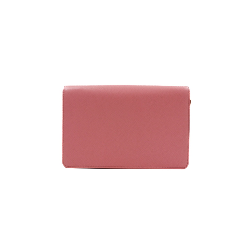 Prada Saffiano Leather Mini Bag in Petal Pink