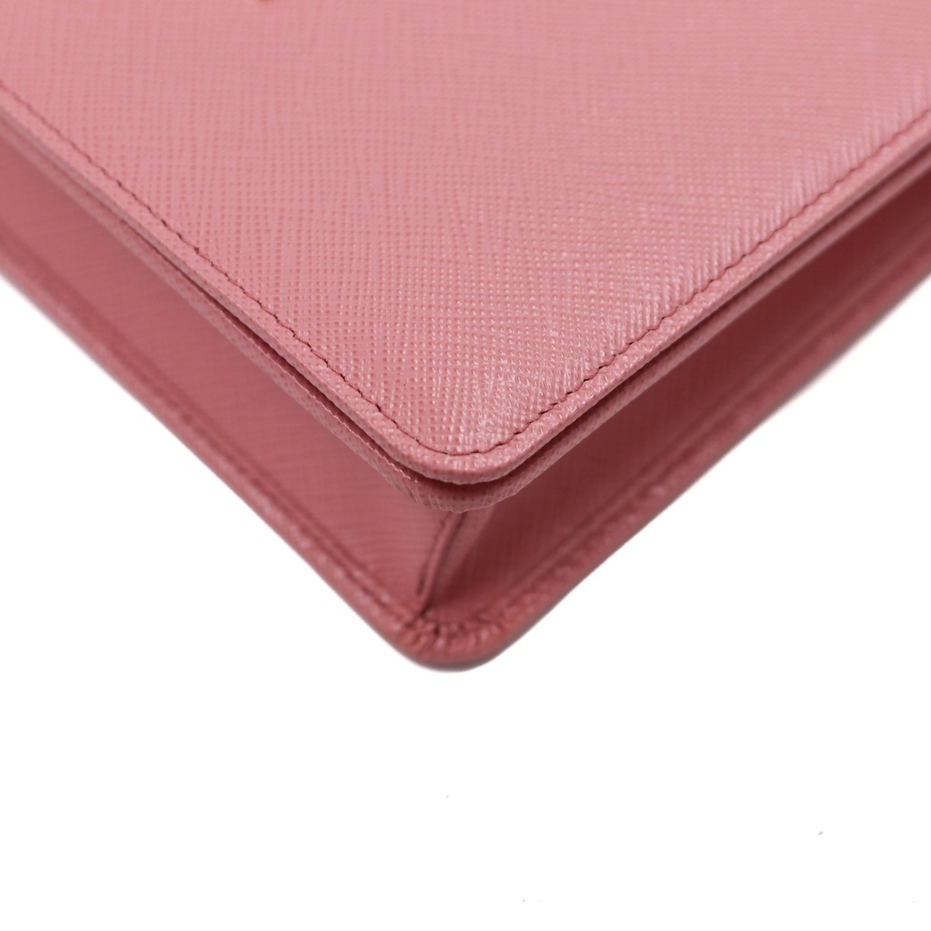 Prada Saffiano Leather Mini Bag in Petal Pink