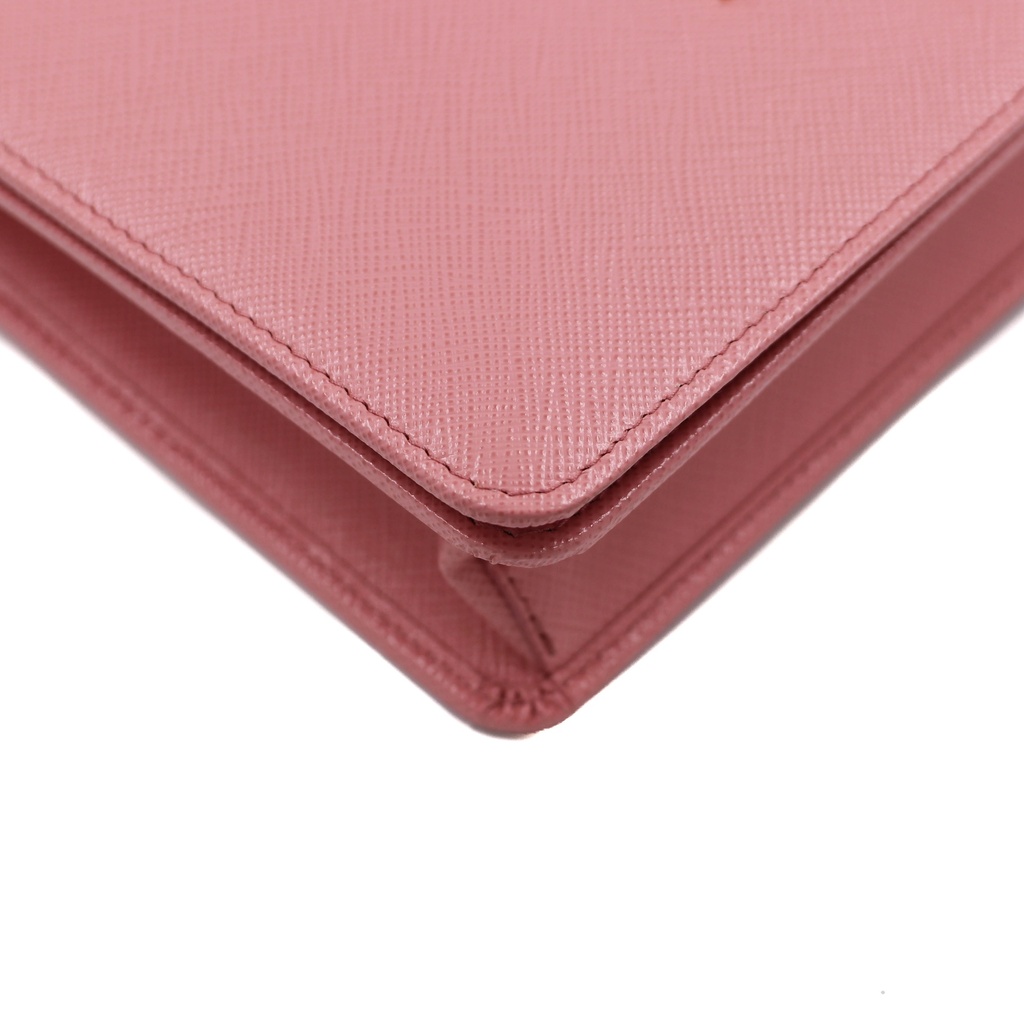 Prada Saffiano Leather Mini Bag in Petal Pink