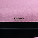 Prada Saffiano Leather Mini Bag in Petal Pink