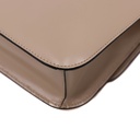 Prada Saffiano Leather Flap Shoulder Bag in Beige