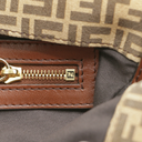 Fendi Zucchino Mama Baguette Shoulder Bag 