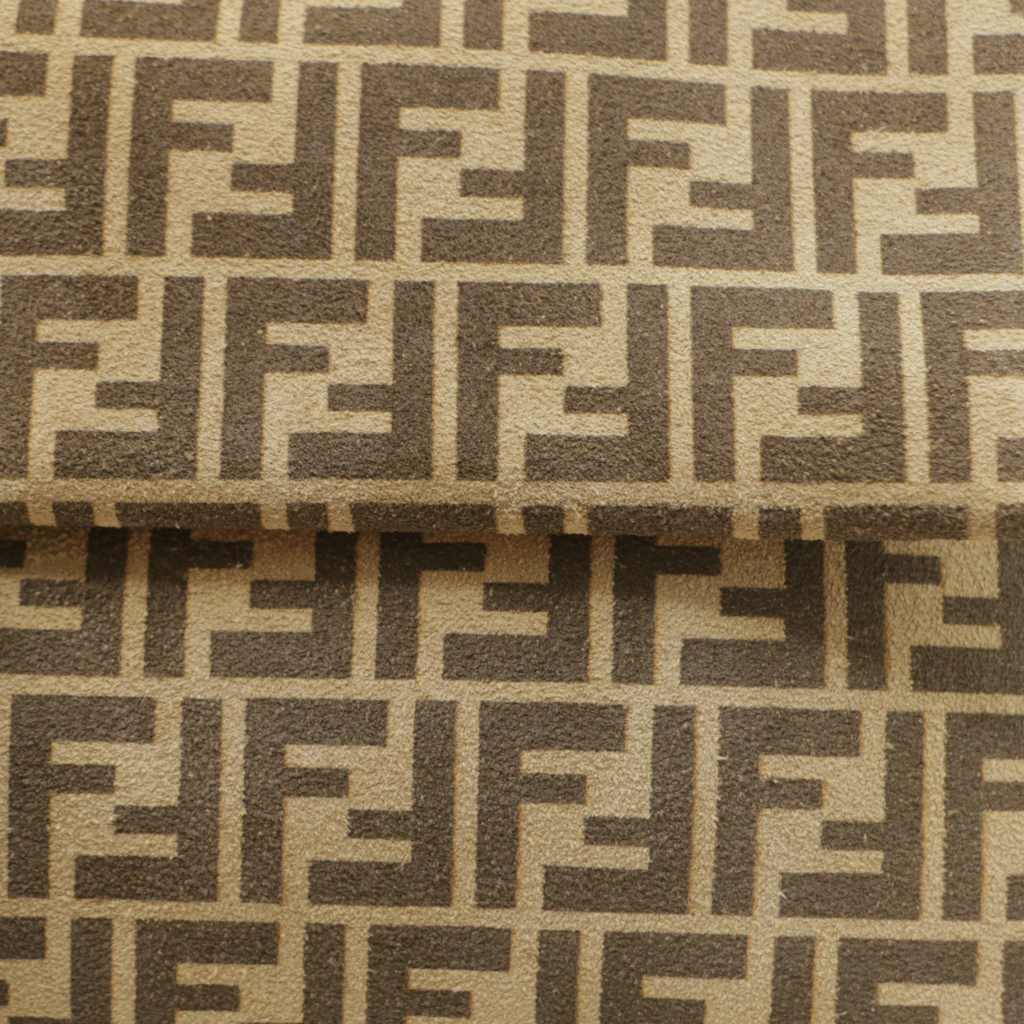 Fendi Zucchino Mama Baguette Shoulder Bag 