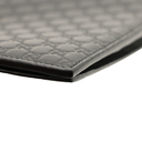 Gucci Microguccissima Passport Holder In Black Leather