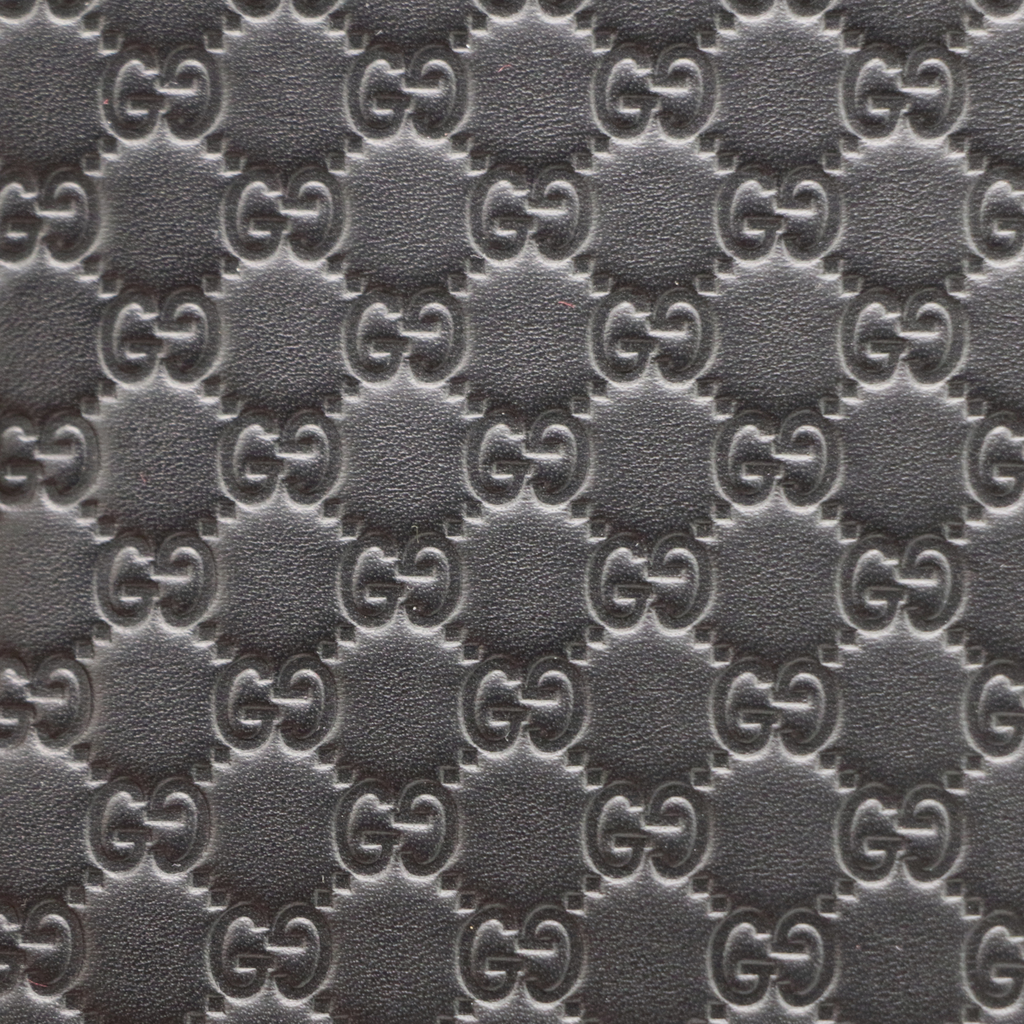 Gucci Microguccissima Passport Holder In Black Leather