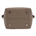 Yves Saint Laurent Le 37 Small Seasalt Beige/Silvrer Leather Bucket Bag