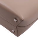 Yves Saint Laurent Le 37 Small Seasalt Beige/Silvrer Leather Bucket Bag