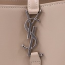 Yves Saint Laurent Le 37 Small Seasalt Beige/Silvrer Leather Bucket Bag