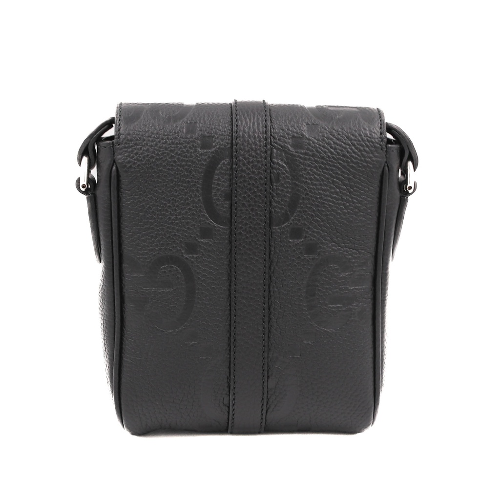 Gucci Messanger Bag Jumbo GG Embossed Leather Crossbody
