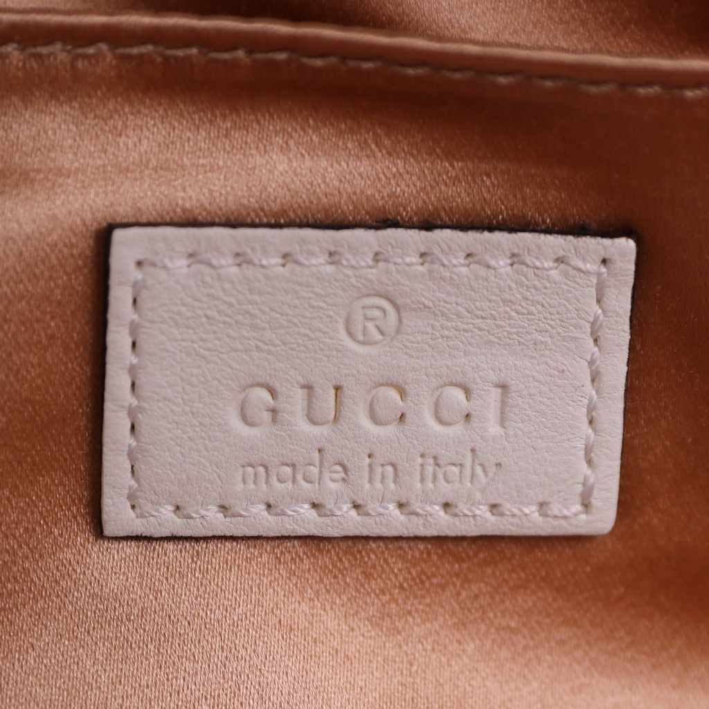 Gucci Horsebit Chain Small Shoulder Bagin White 764255