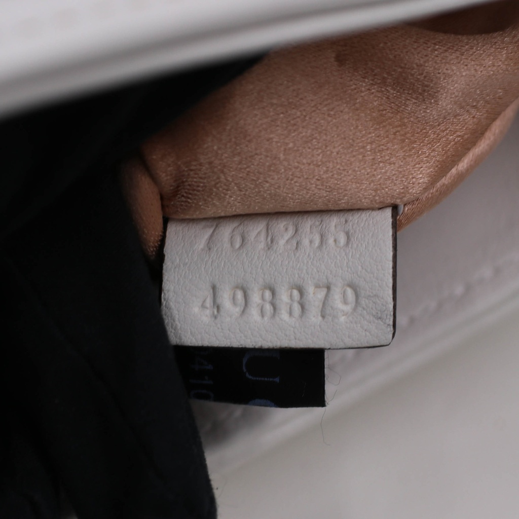 Gucci Horsebit Chain Small Shoulder Bagin White 764255