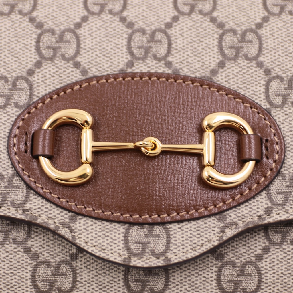 Gucci Horsebit 1955 Mini Bag in GG Supreme Canvas 724713