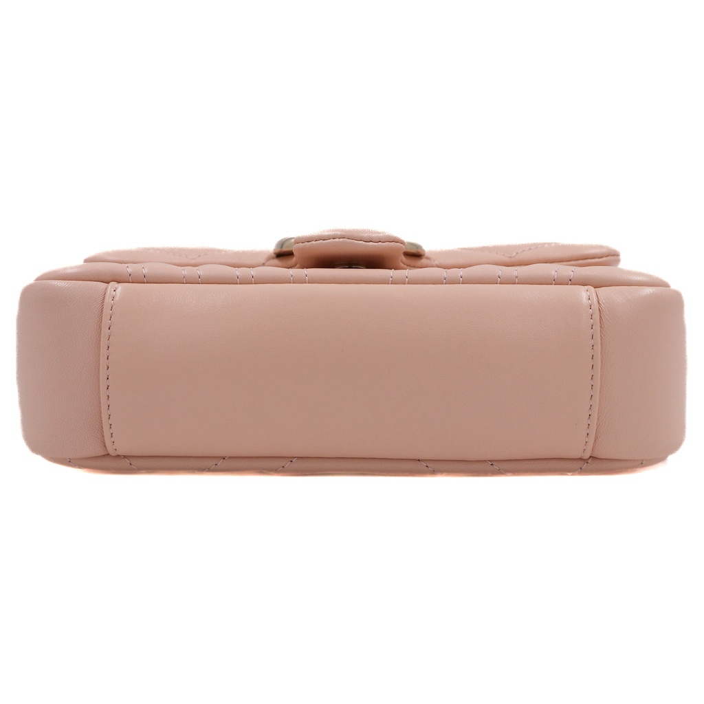 Gucci Mini Marmont Crossbody Chain Bag in Beige 837280