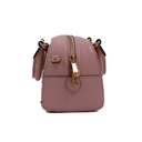 Gucci Ophidia GG Leather Crosbody Bag in Pink