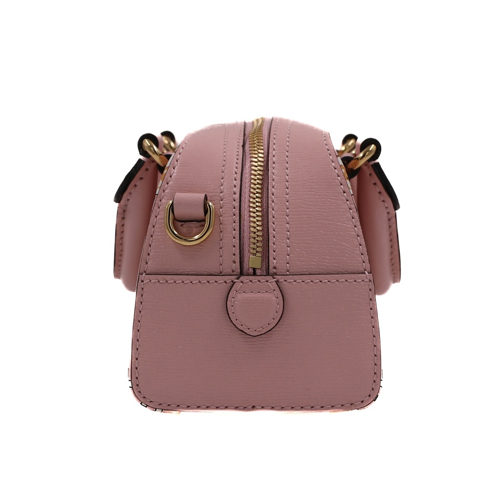 Gucci Ophidia GG Leather Crosbody Bag in Pink