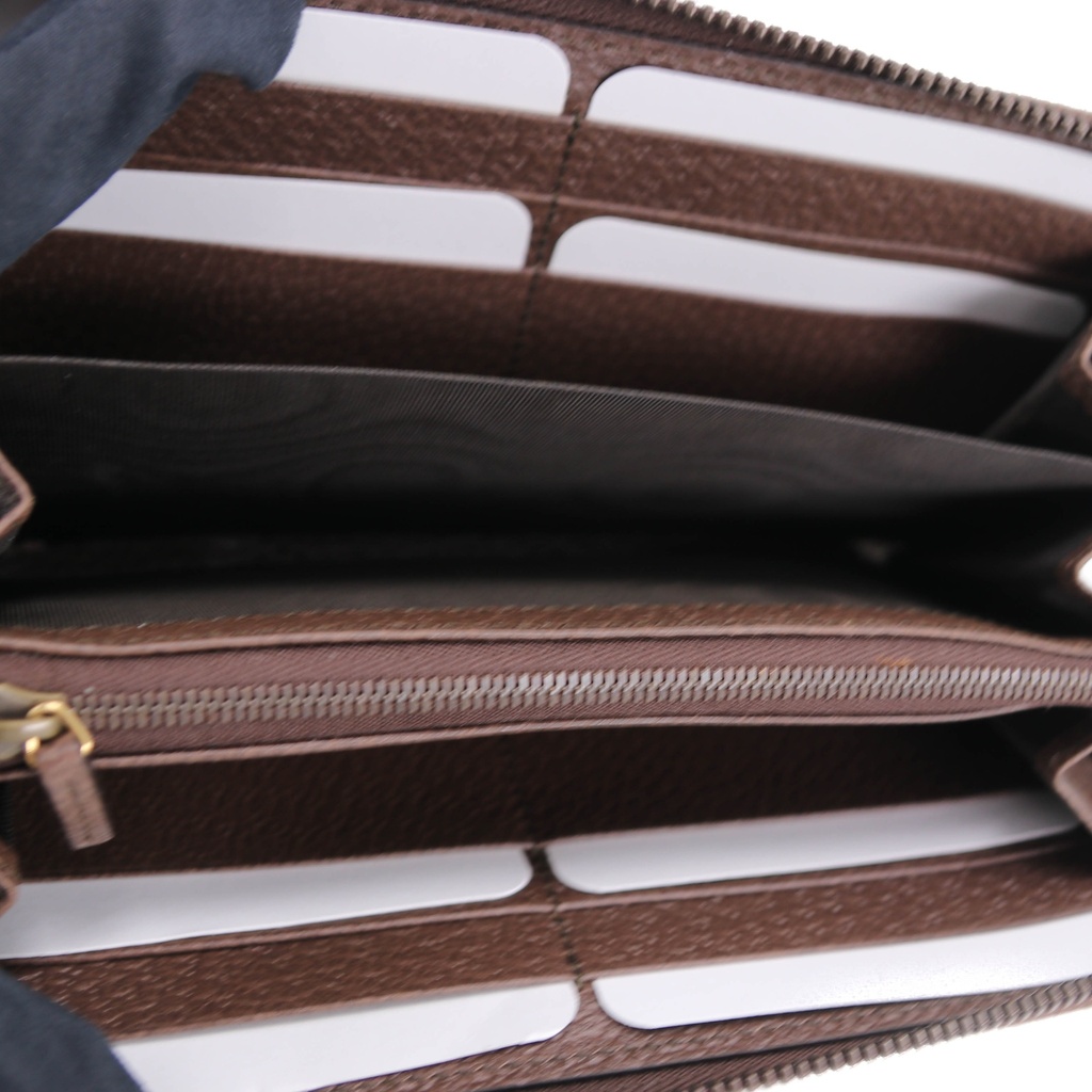 Gucci Diana Bamboo GG Supreme Leather Beige Wallet 658634