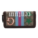 Gucci Diana Bamboo GG Supreme Leather Beige Wallet 658634