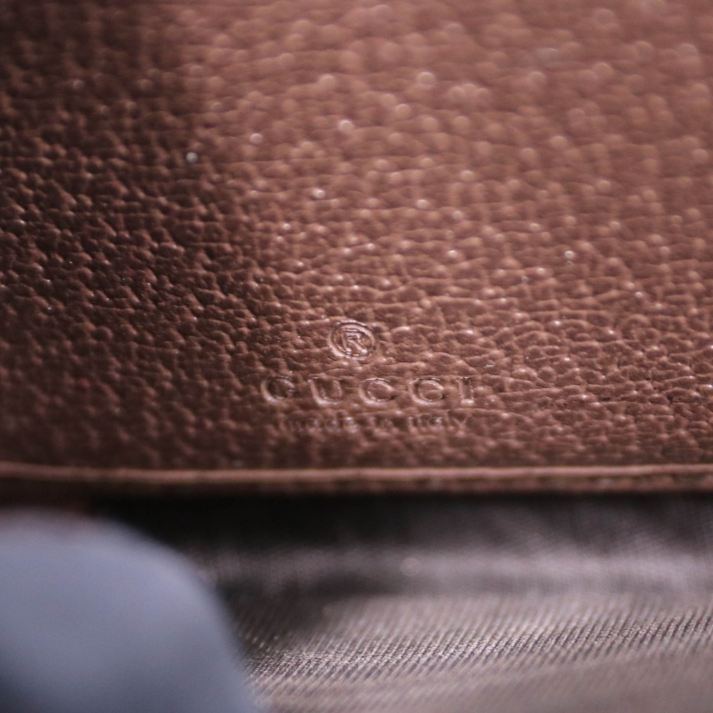 Gucci Diana Bamboo GG Supreme Leather Beige Wallet 658634