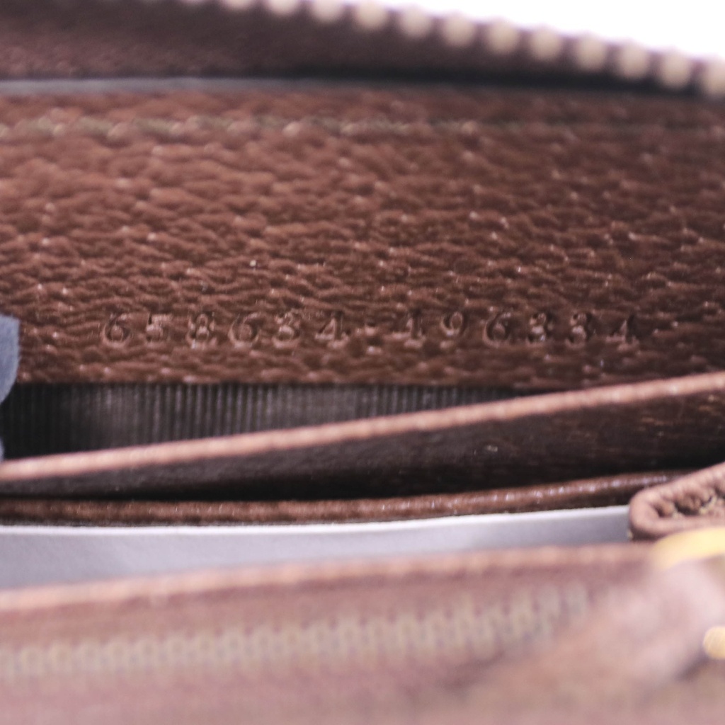 Gucci Diana Bamboo GG Supreme Leather Beige Wallet 658634