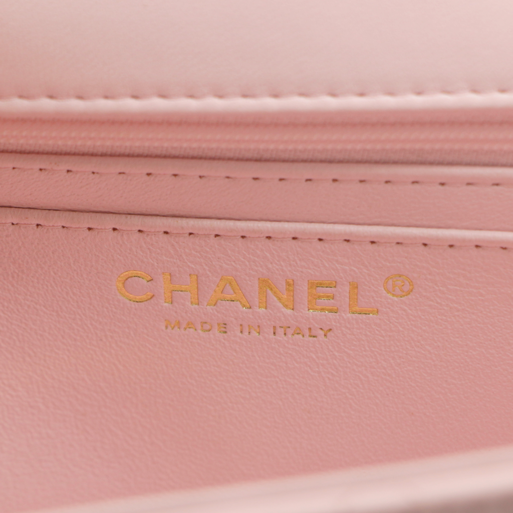 Chanel Timeless Top Handle Shoulder bag in Dusty Pink