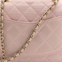 Chanel Timeless Top Handle Shoulder bag in Dusty Pink