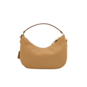 Prada Logo-Plaque Shoulder Bag in Beige