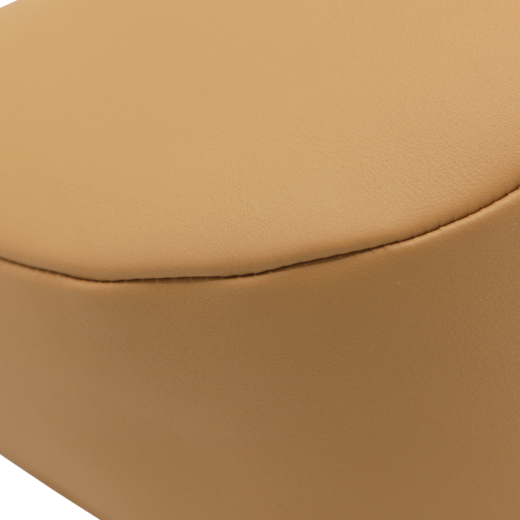 Prada Logo-Plaque Shoulder Bag in Beige