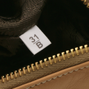 Prada Logo-Plaque Shoulder Bag in Beige
