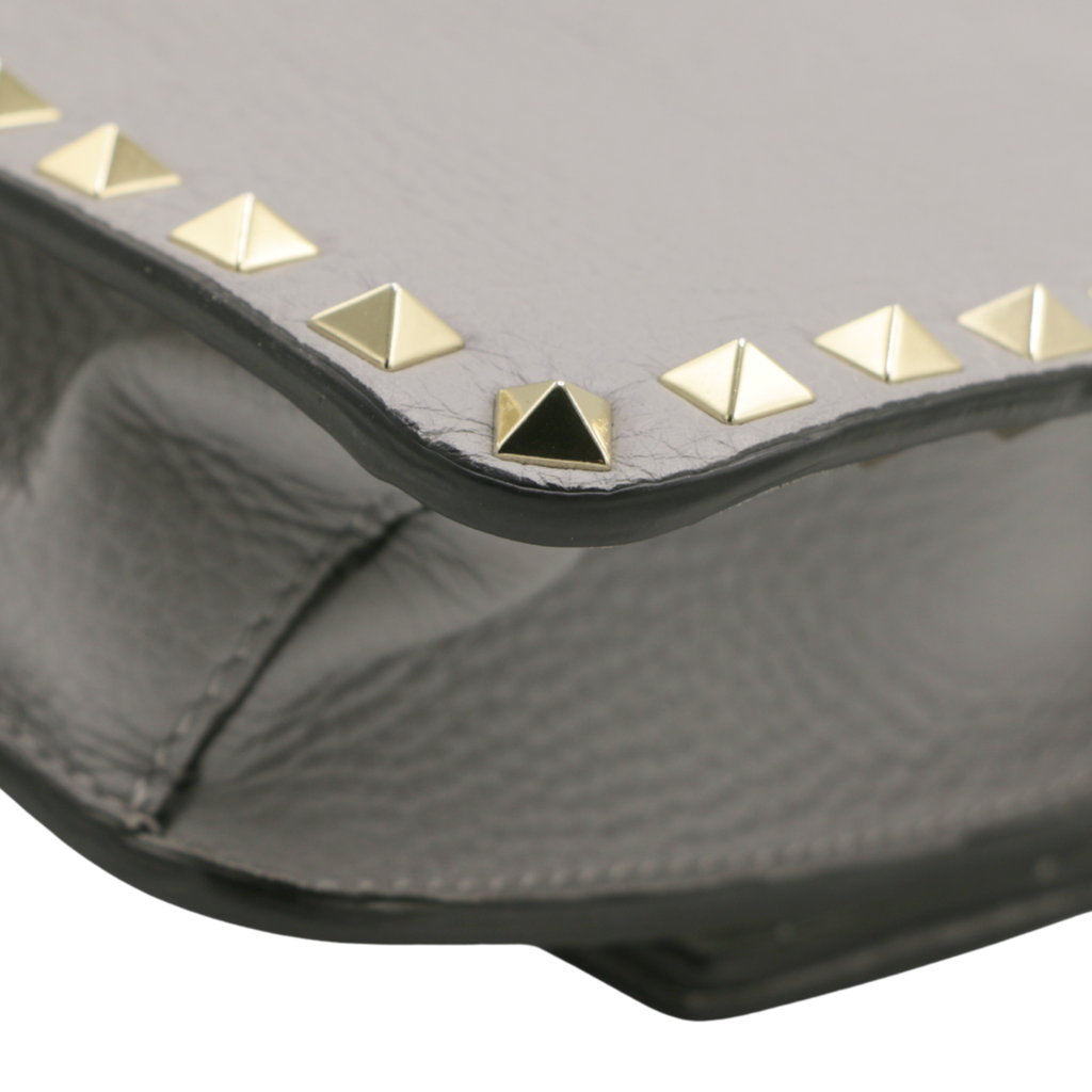 Valentino Grainy Calfskin Rockstud Crossbody Bag