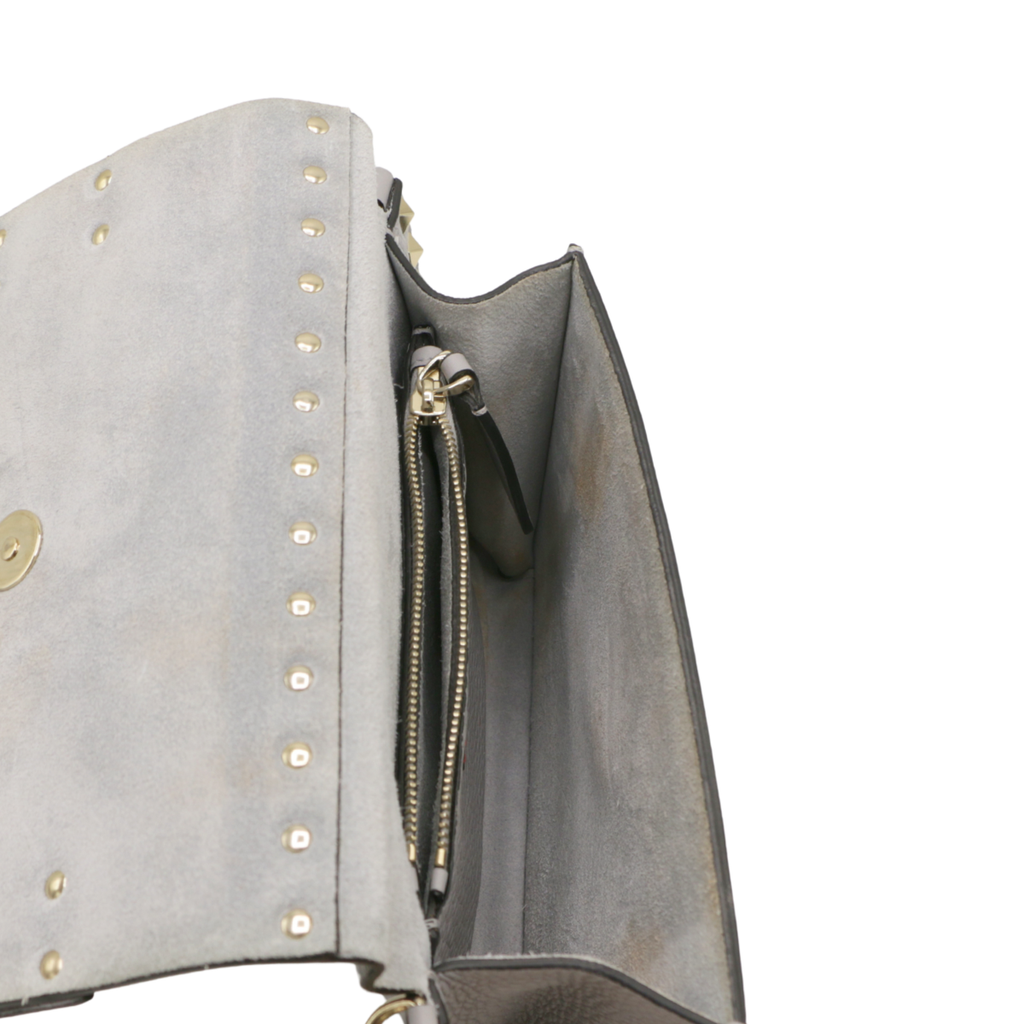 Valentino Grainy Calfskin Rockstud Crossbody Bag