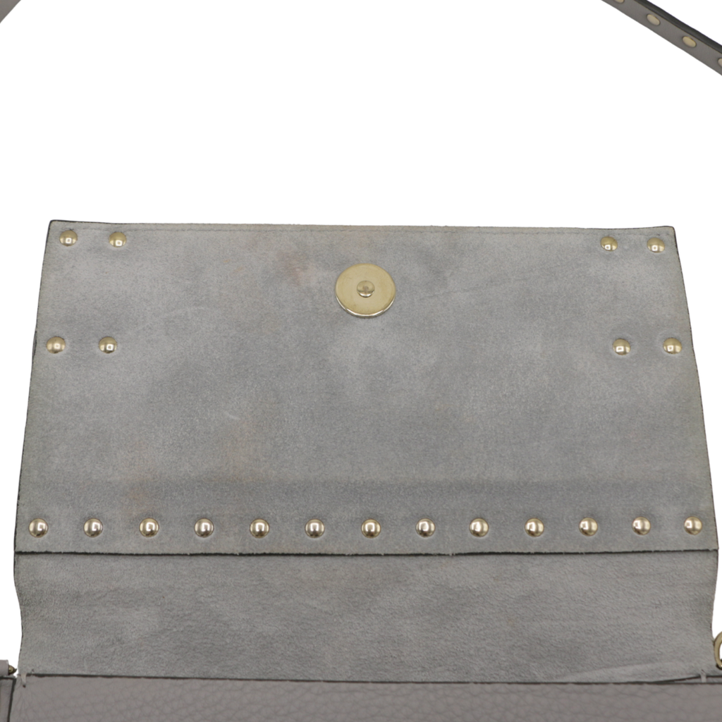 Valentino Grainy Calfskin Rockstud Crossbody Bag