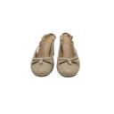 Christian Dior Ballet Slingback Pumps Lambskin Leather Beige Size 39 1/2