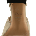 Christian Dior Ballet Slingback Pumps Lambskin Leather Beige Size 39 1/2