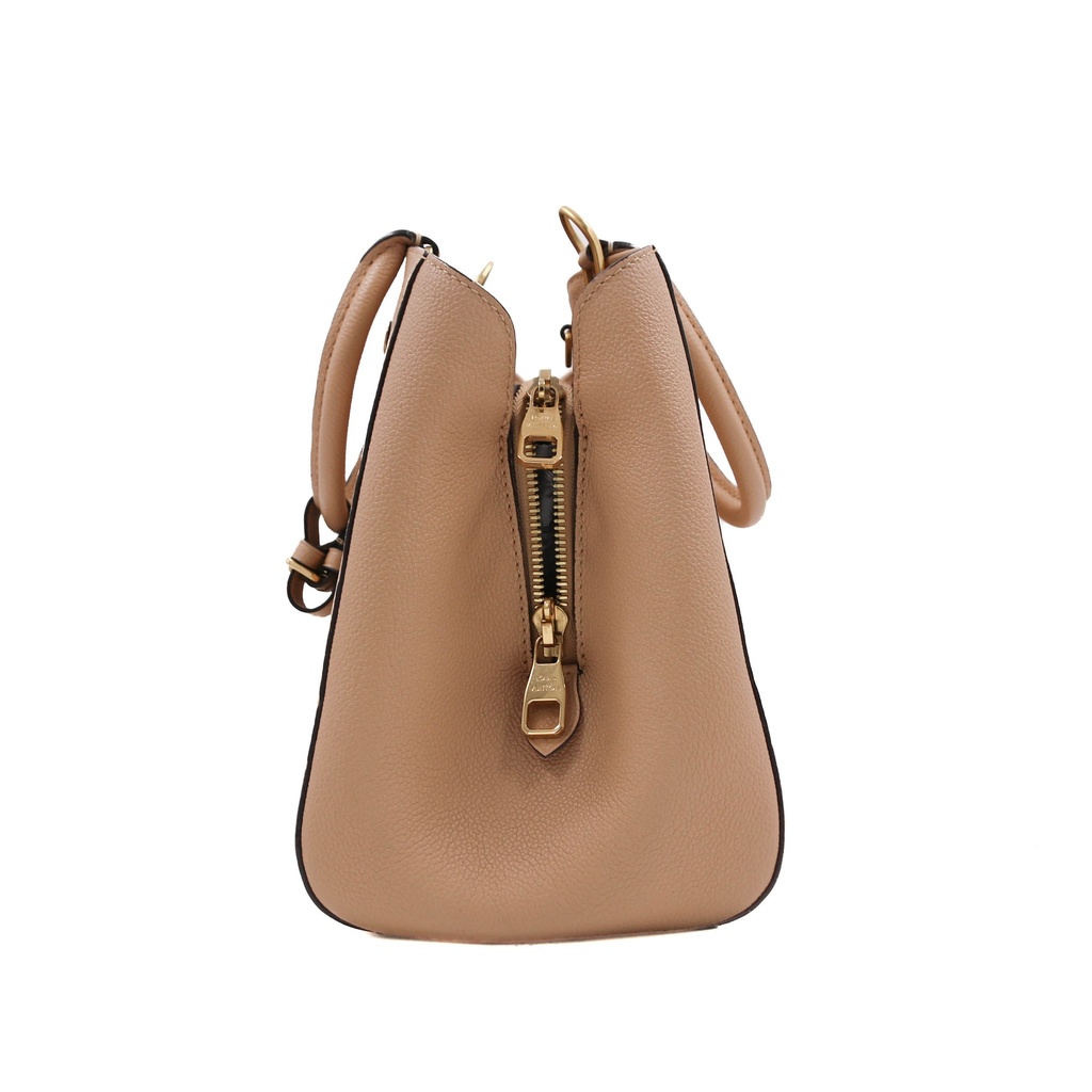 Louis Vuitton Monogram Empreinte Beige Leather Montaigne MM Bag