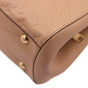 Louis Vuitton Monogram Empreinte Beige Leather Montaigne MM Bag