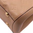 Louis Vuitton Monogram Empreinte Beige Leather Montaigne MM Bag