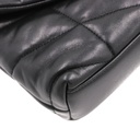 Yves Saint Laurent Loulou Puffer Quilted Shoulder Bag Black