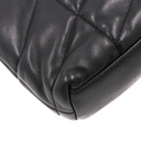 Yves Saint Laurent Loulou Puffer Quilted Shoulder Bag Black