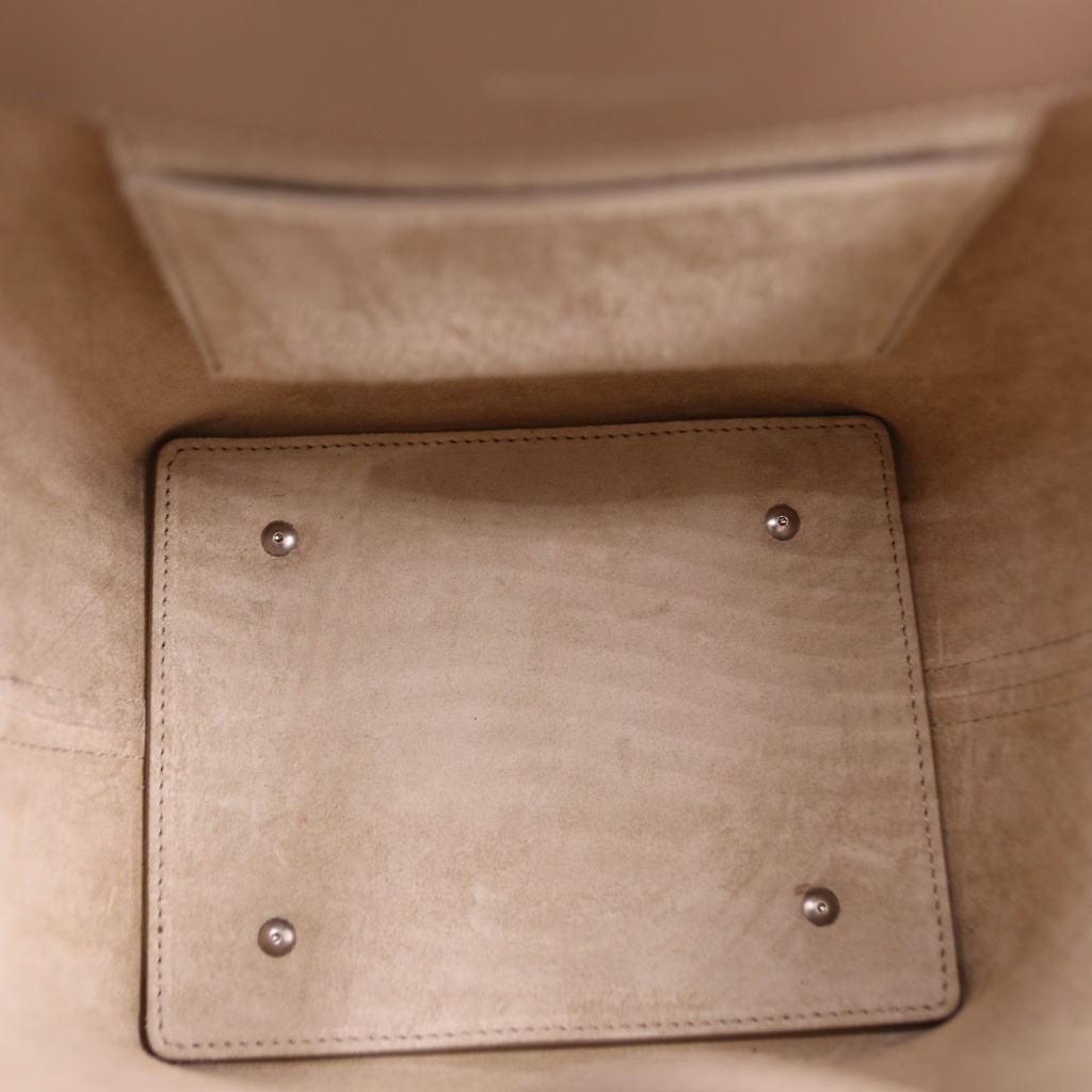 Yves Saint Laurent Le 37 Small Bucket Bag in Beige