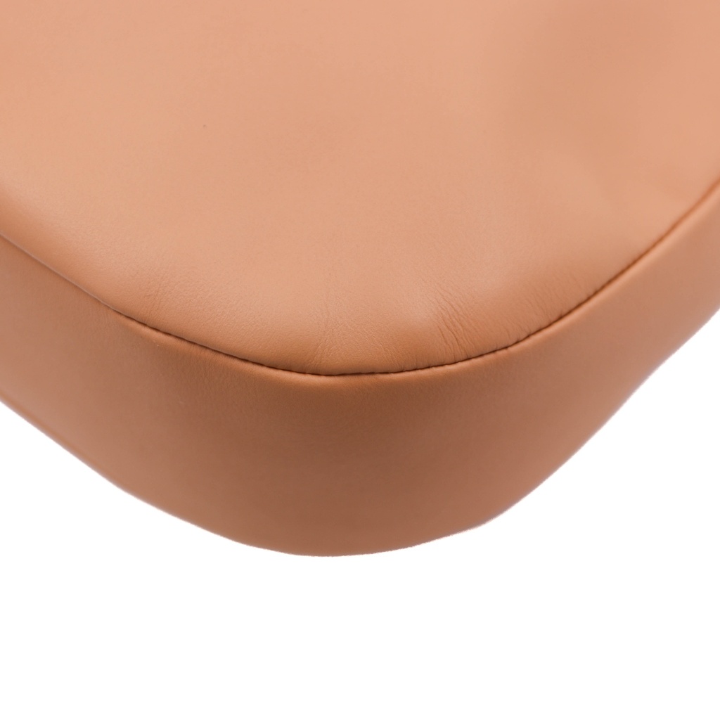 Prada Arque Leather Shoulder Bag in Camel