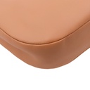 Prada Arque Leather Shoulder Bag in Camel