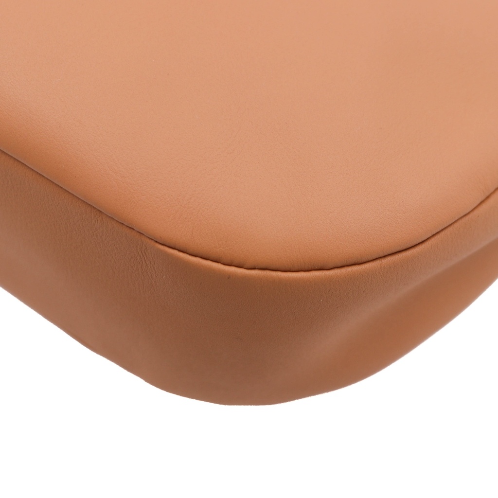 Prada Arque Leather Shoulder Bag in Camel