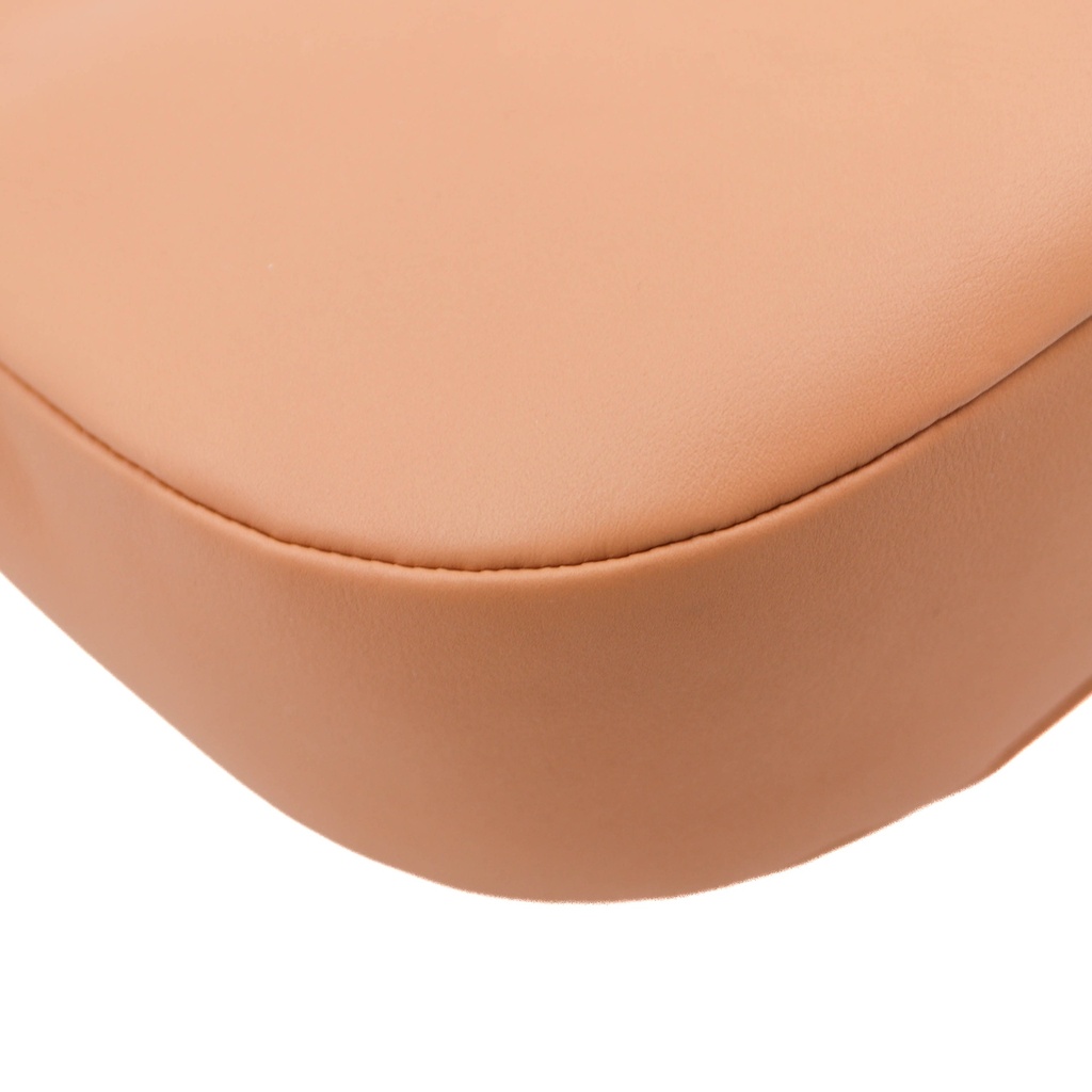 Prada Arque Leather Shoulder Bag in Camel