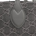 Gucci GG Medium Denim Tote Bag Black 772183