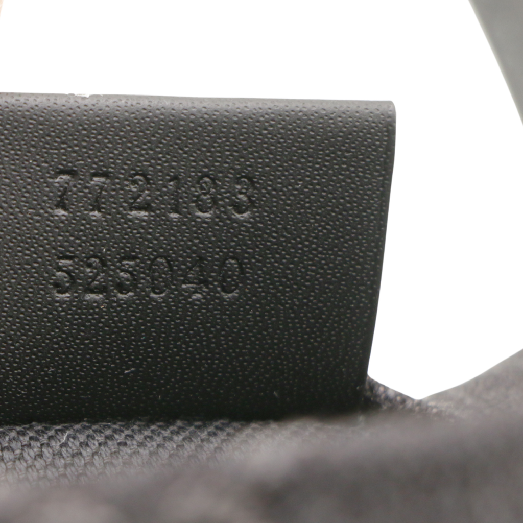 Gucci GG Medium Denim Tote Bag Black 772183